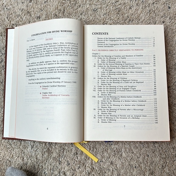 Book of Blessings - Brown Cloth Edition 1989 - Picture 4 of 9